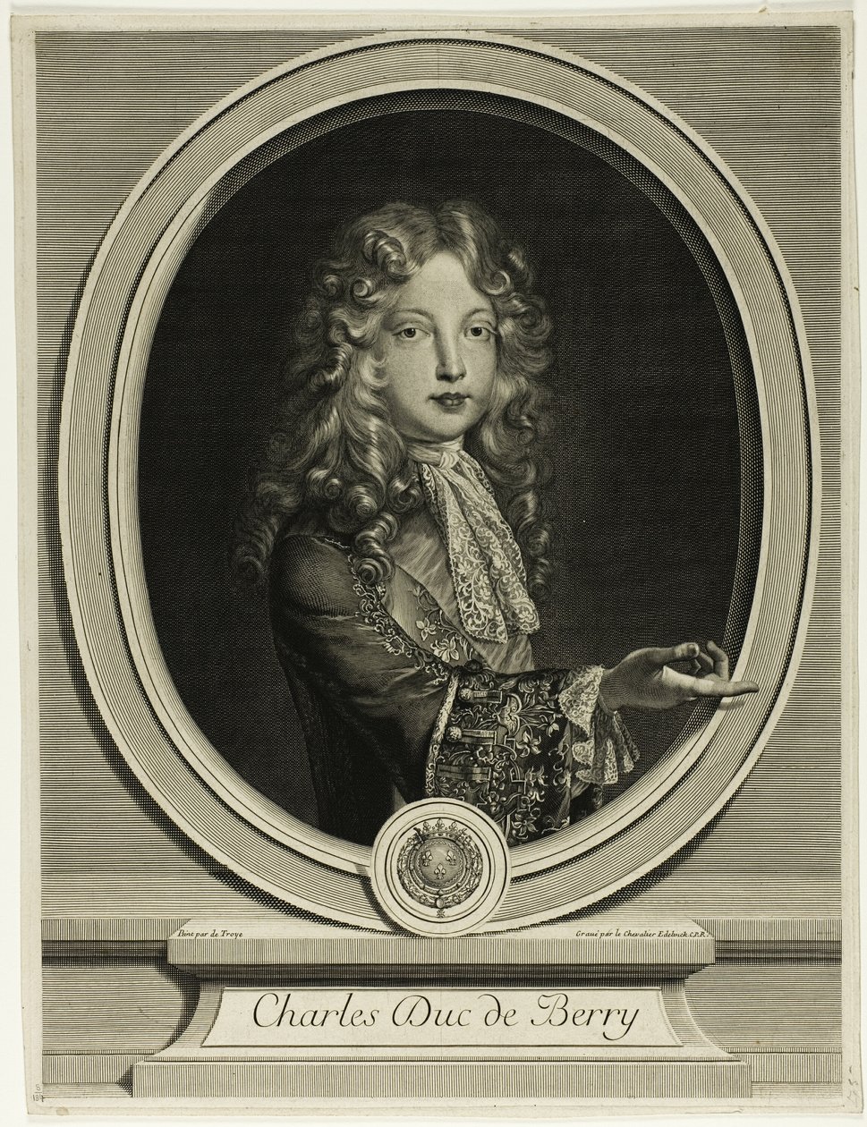 Carlos Duque de Berry de Gérard Edelinck