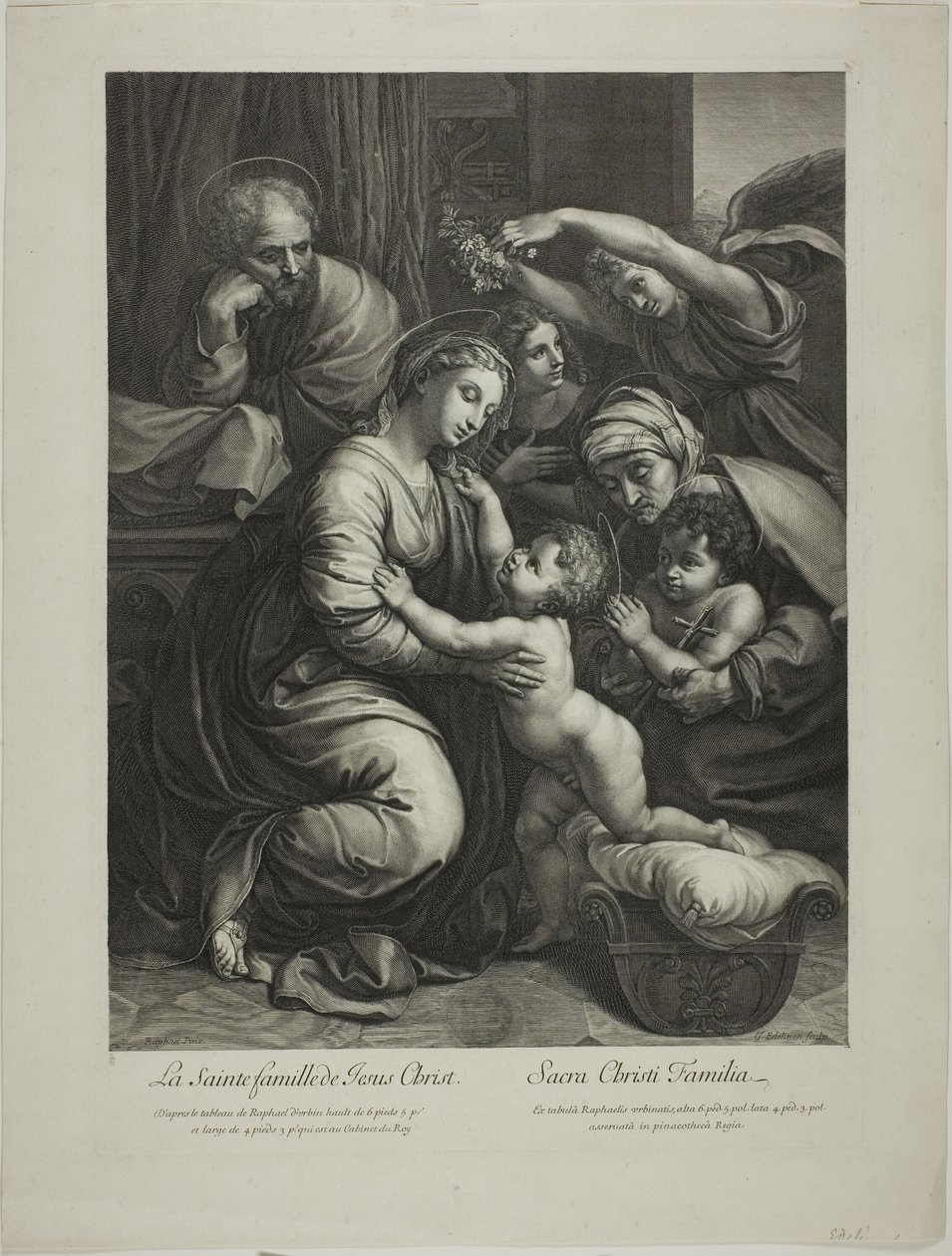 Sagrada Familia de Jesucristo de Gérard Edelinck