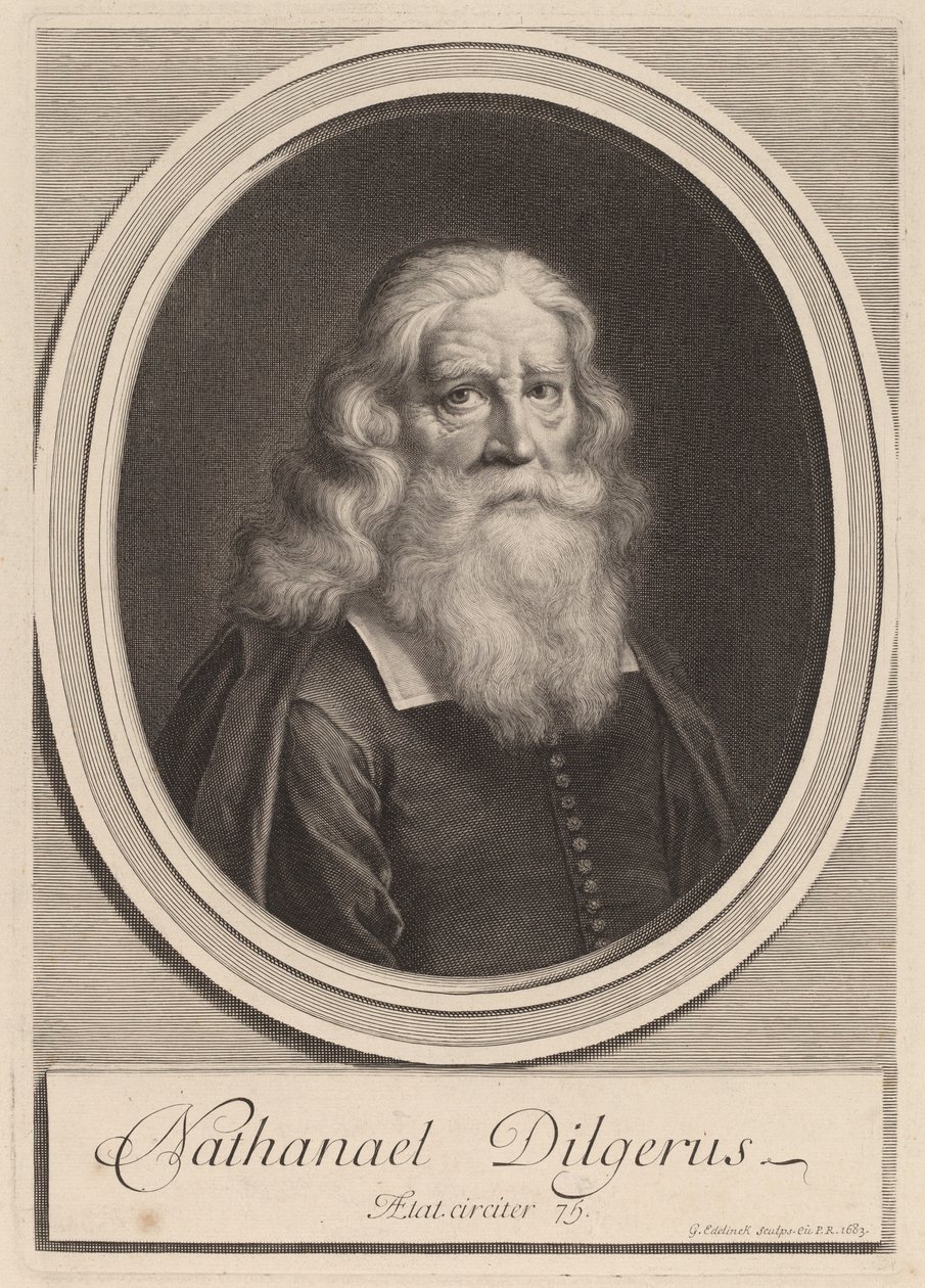 Nathanael Dilgerus de Gérard Edelinck