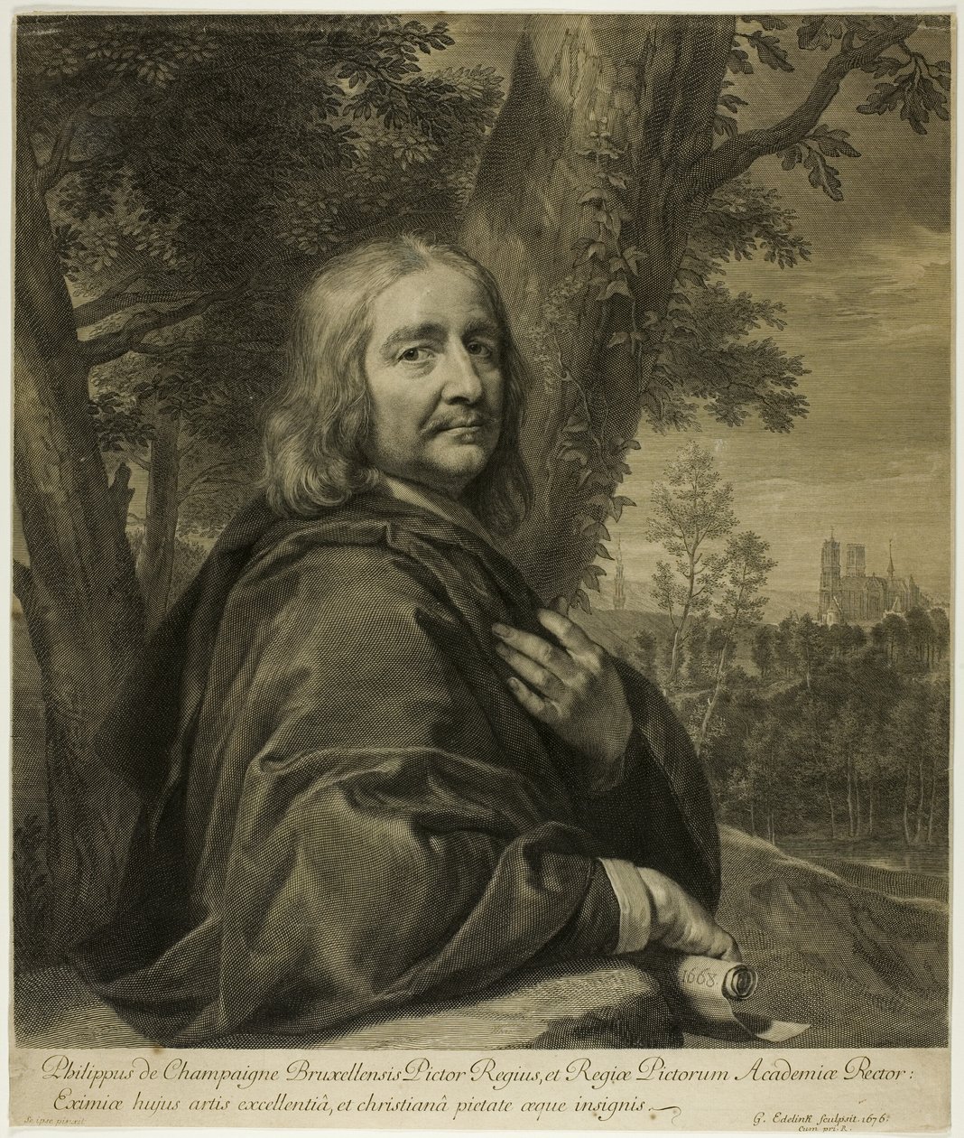 Philippe de Champaigne de Gérard Edelinck