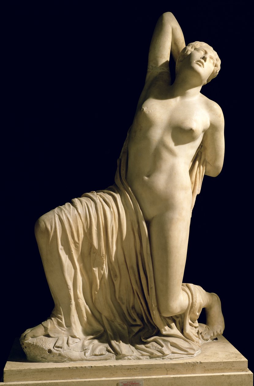 Niobida Moribunda, de los Baños de Salustio (mármol) de Greek