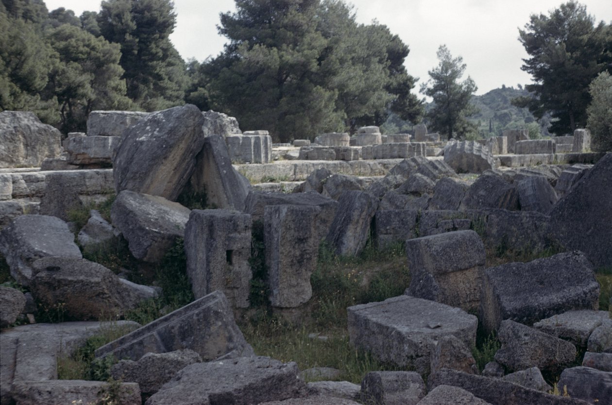 Restos del Templo de Zeus de Greek