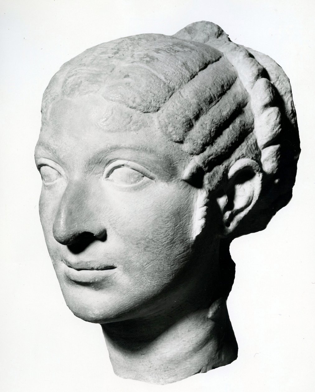Mujer siria a veces identificada como Cleopatra, siglo I a.C. (escultura) de Greek