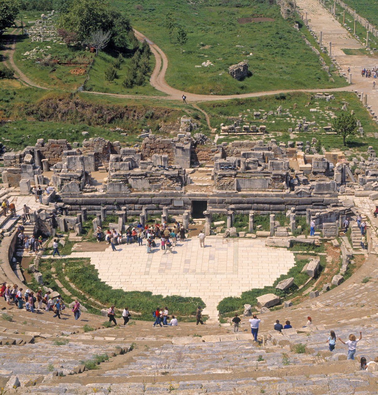 El Gran Teatro, comenzado en el año 41-54 d.C. de Greek