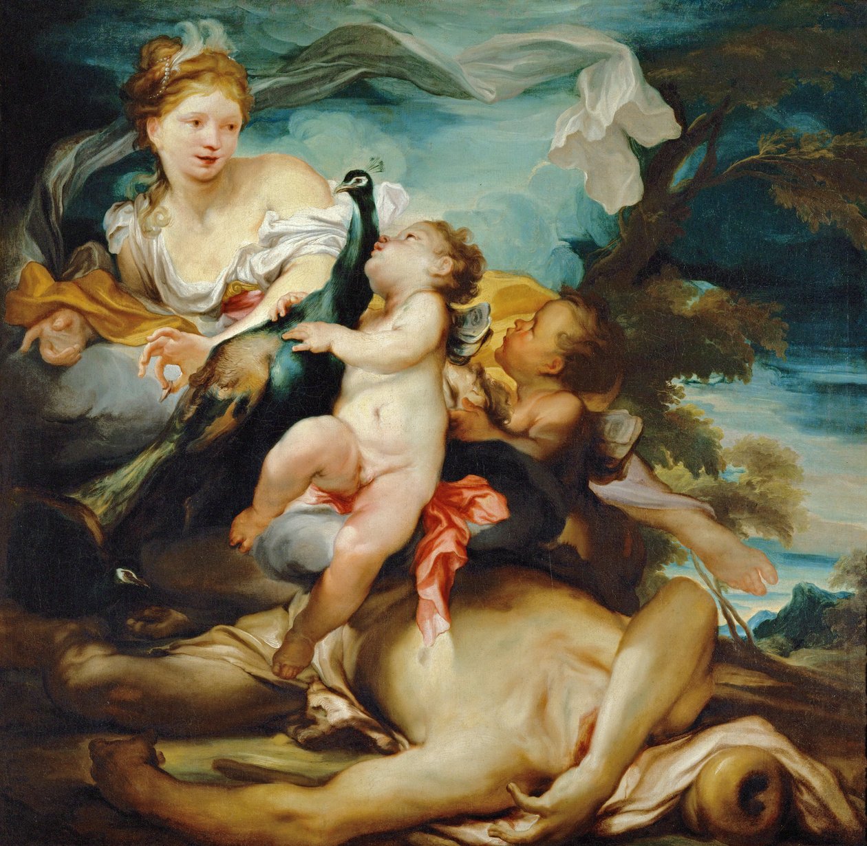 Juno y Argus ... de Gregorio De Ferrari