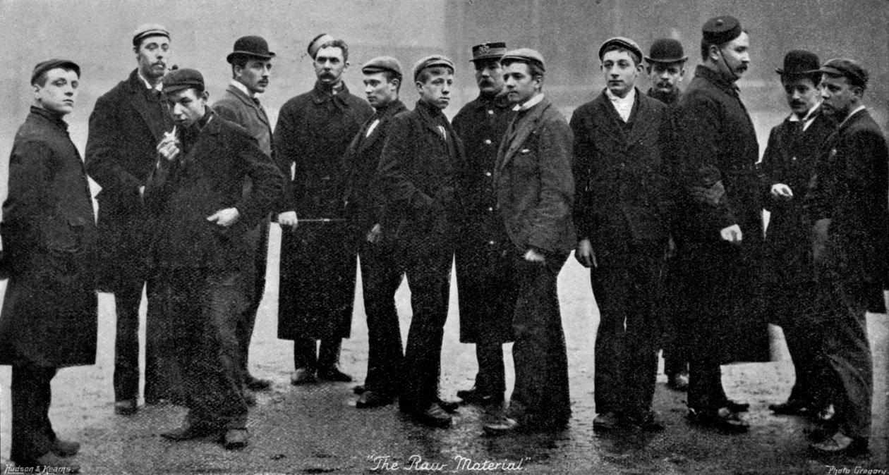 Reclutas del ejército, 1895 de Gregory and Co