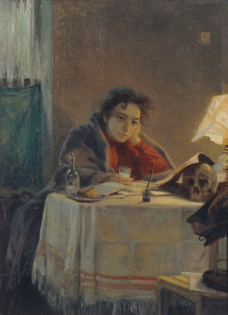 Una estudiante de Grigori Grigoryevich Myasoedov