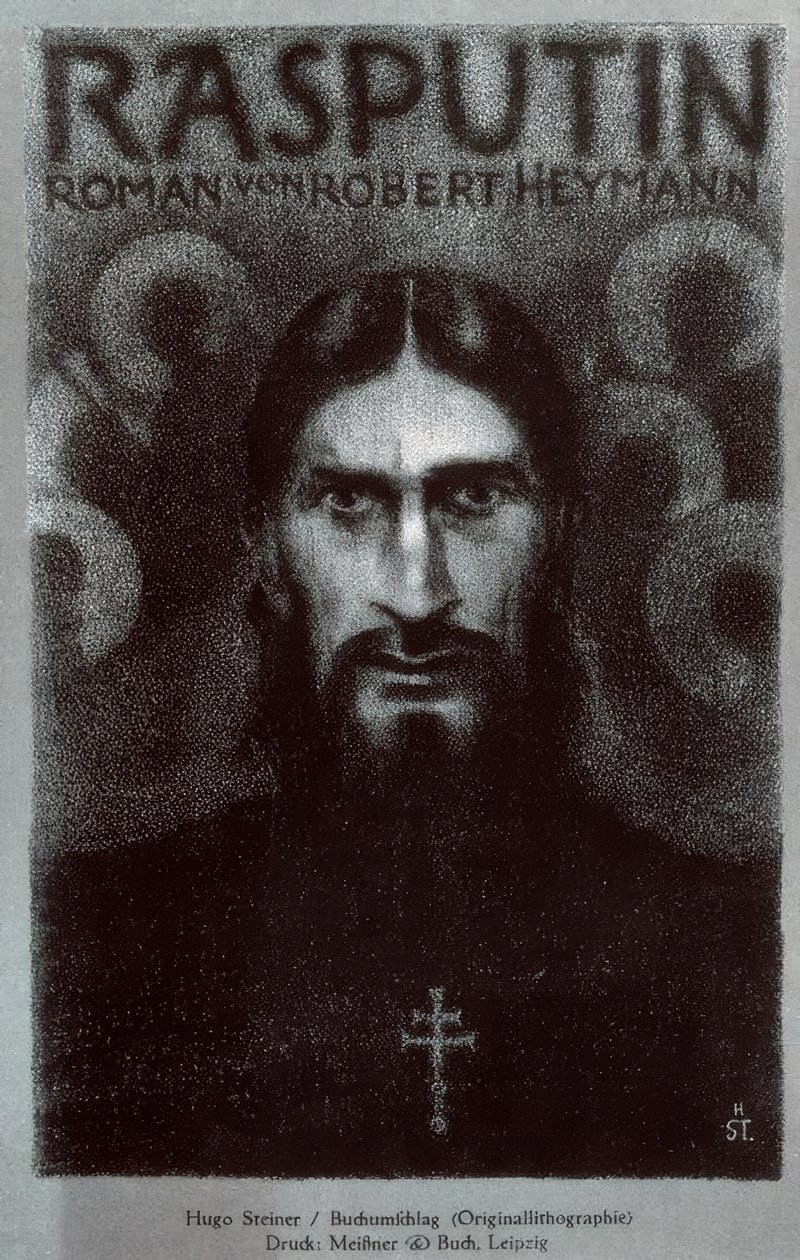 Rasputin / Portada de libro 1919 de Grigori Jefimowitsch Rasputin