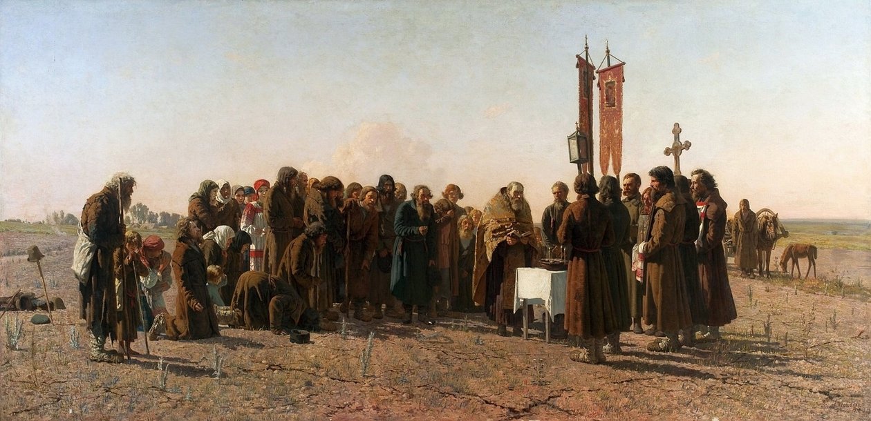 Una oración en tiempo de sequía de Grigoriy Myasoyedov