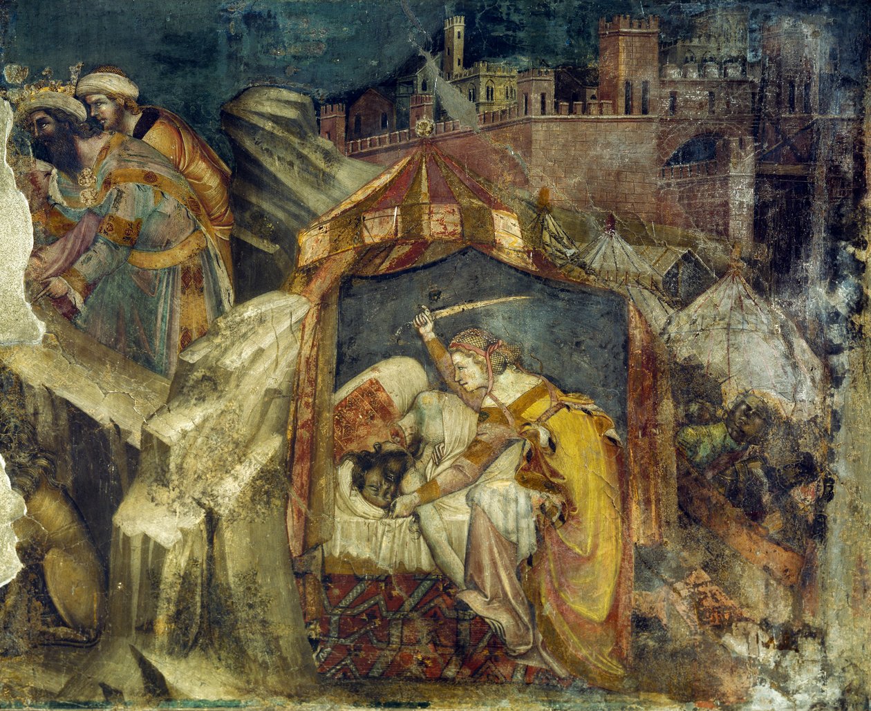 Judith matando a Holofernes de Guariento di Arpo