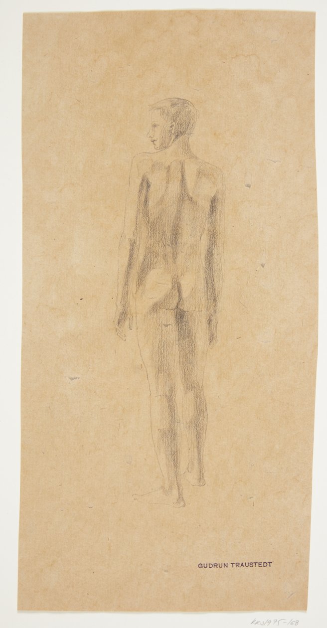 Modelo de pie, niño, visto desde atrás de Gudrun Traustedt