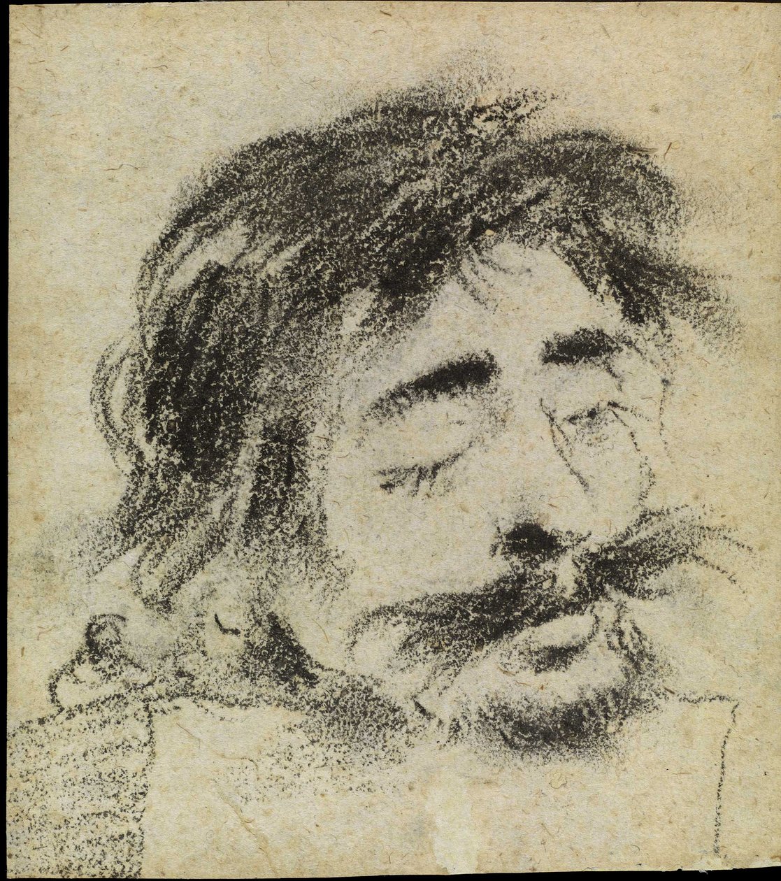 Cabeza de un hombre decapitado de Guercino
