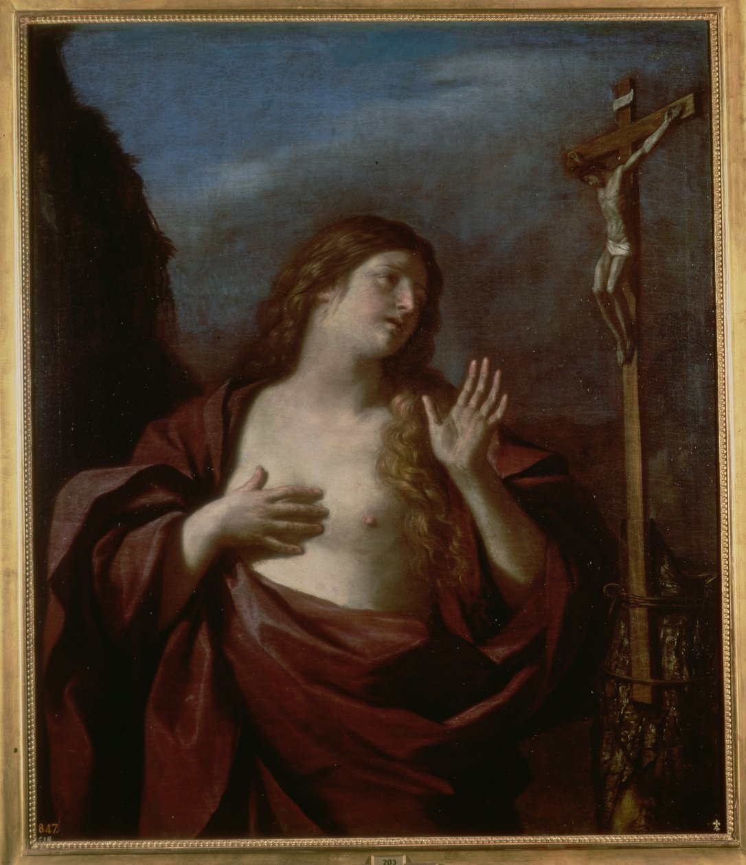 María Magdalena en penitencia de Giovanni Francesco Barbieri