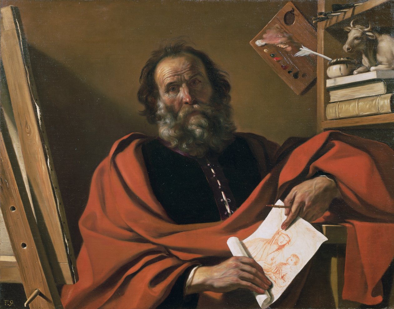 San Lucas de Giovanni Francesco Barbieri