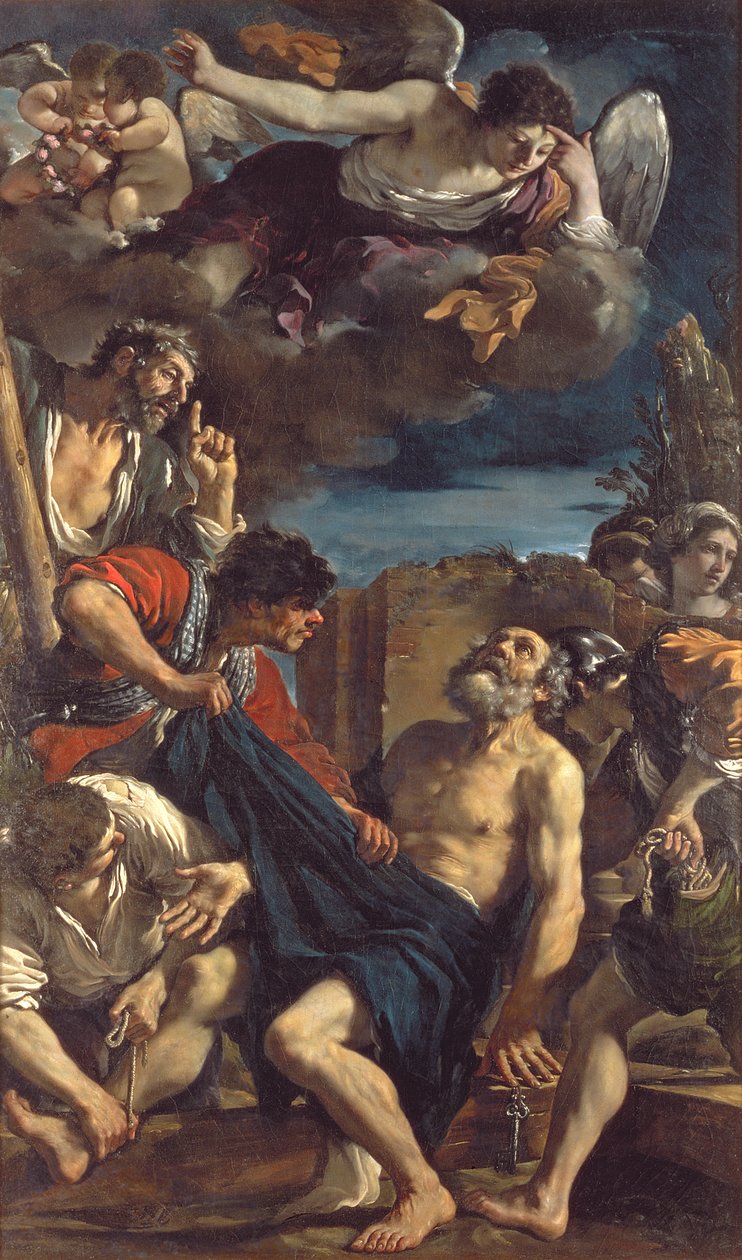 El martirio de San Pedro de Giovanni Francesco Barbieri