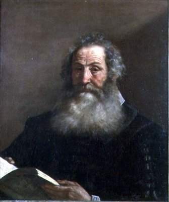 Retrato de un anciano de Guercino