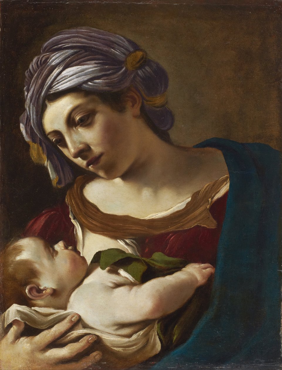 Virgen con el Niño de Guercino