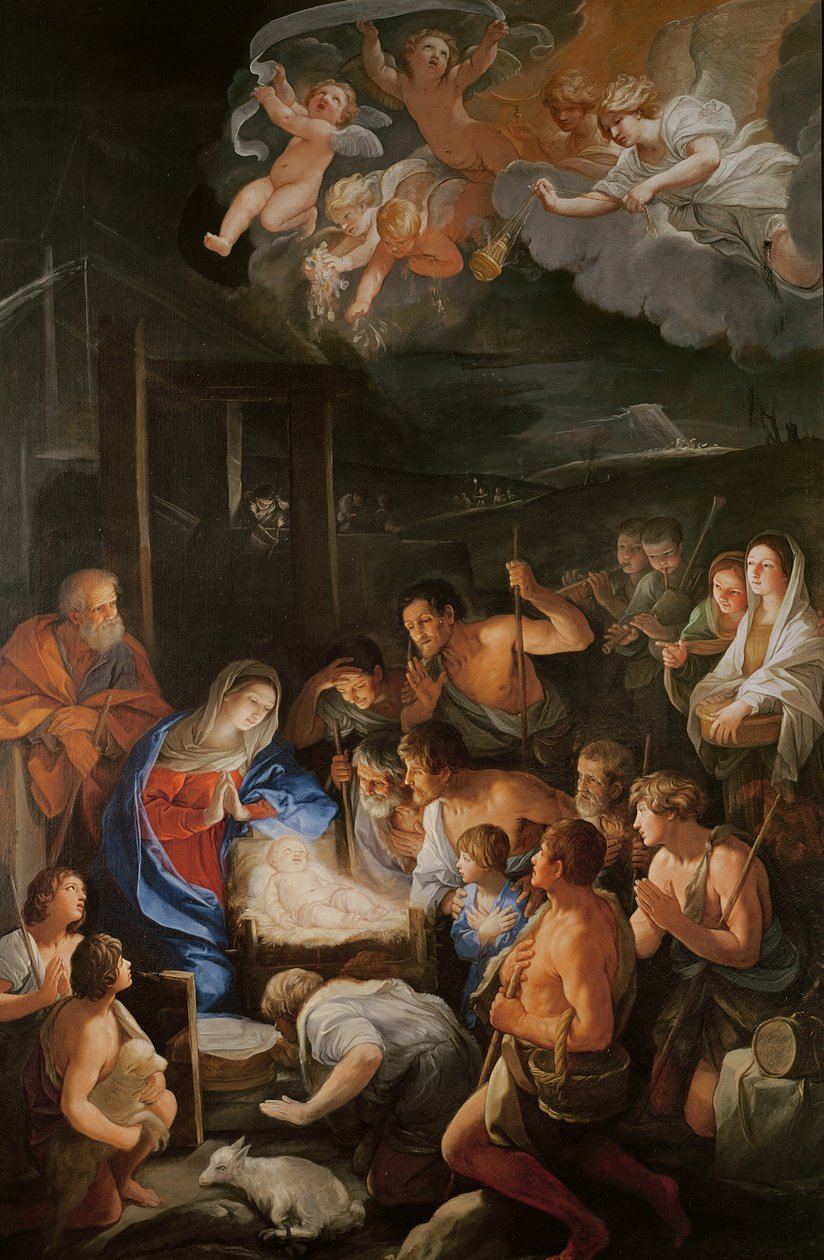 Adoración de los Pastores, 1642 de Guido Reni
