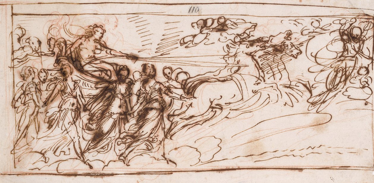 Apolo en el carro del sol de Guido Reni