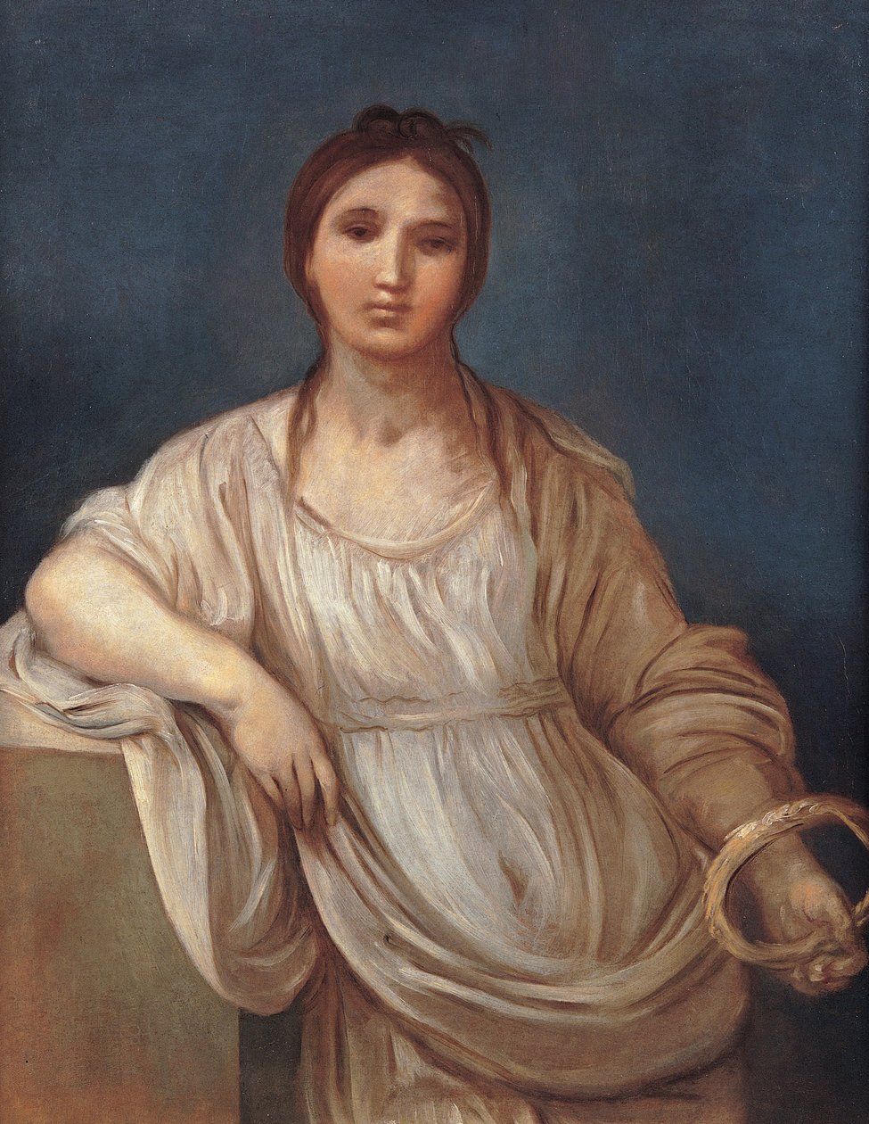 Retrato de niña con corona de Guido Reni