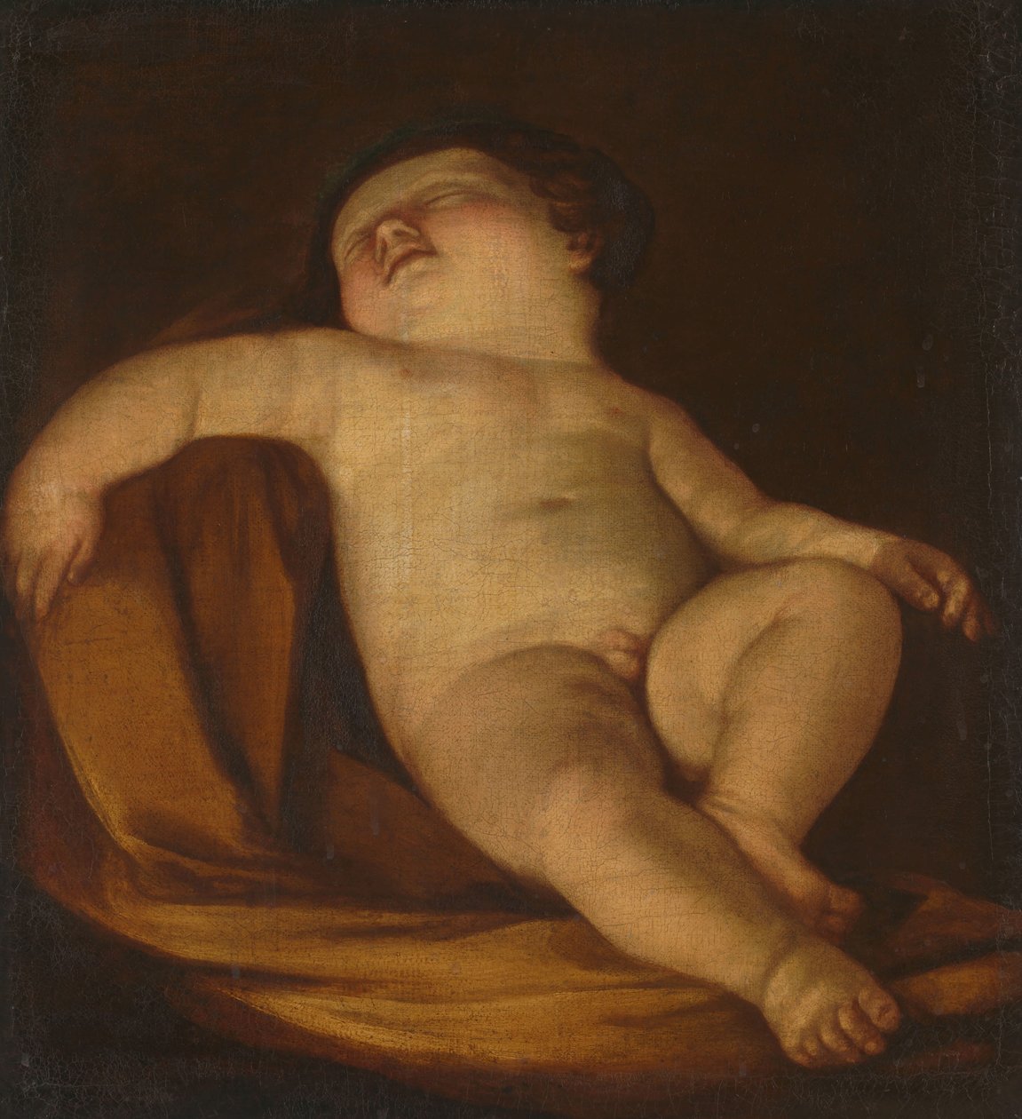 Putto dormido de Guido Reni (copy after)