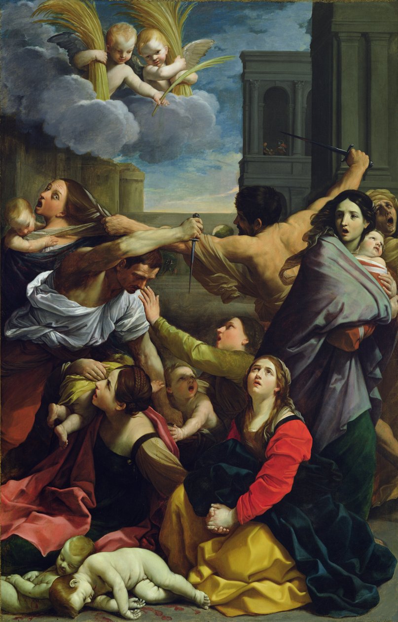 La masacre de los inocentes de Guido Reni