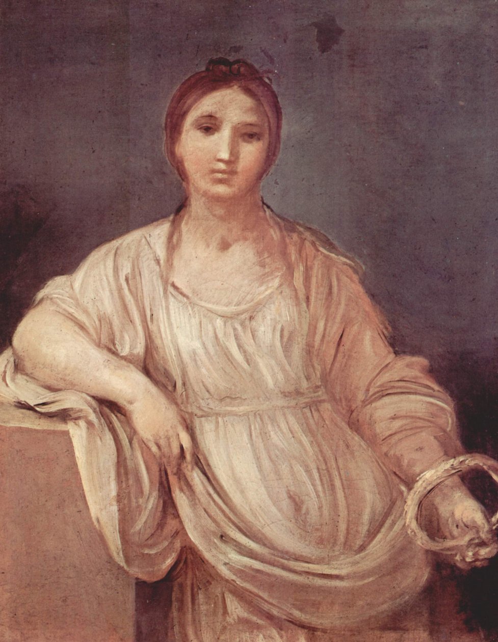 Retrato de niña con corona de Guido Reni