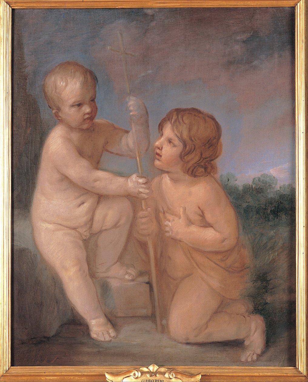 El niño Jesús y San Juan de Guido Reni