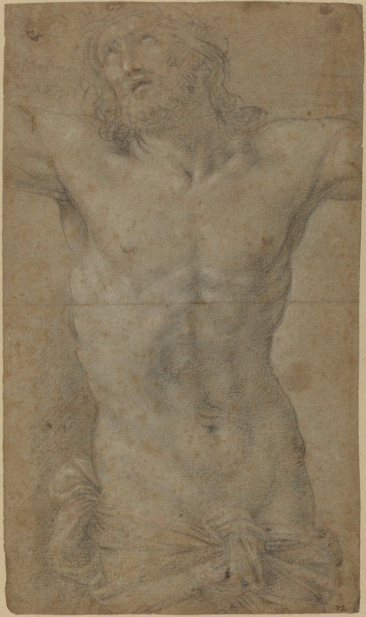 Torso de Cristo en la cruz de Guido Reni