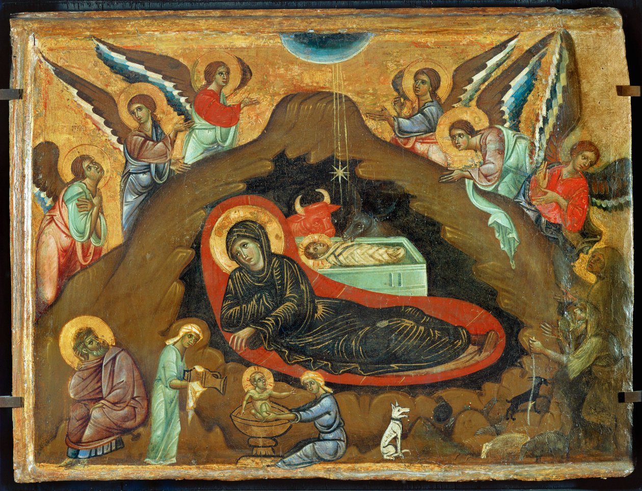 Nacimiento (madera) de Guido da Siena