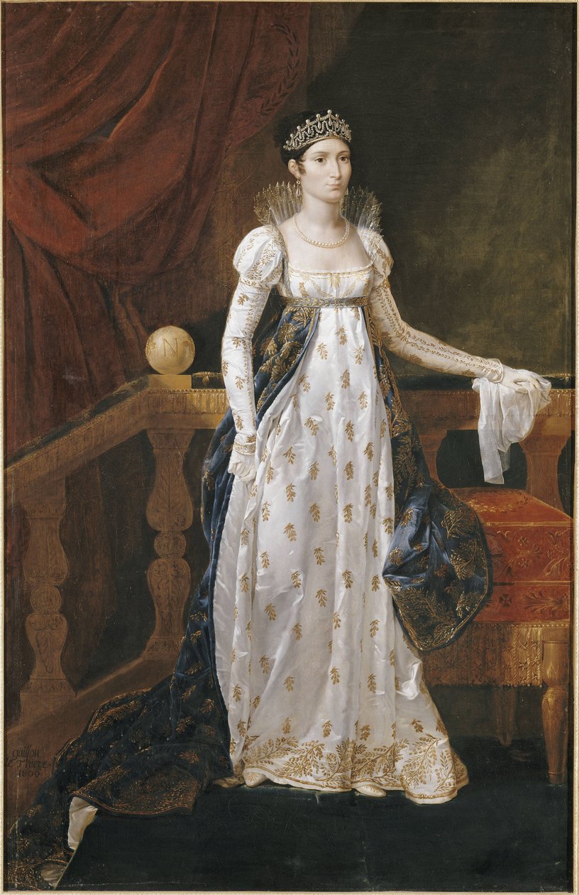 Elisa Bonaparte-Baciocchi, gran duquesa de Toscana de Guillaume Guillon Lethière