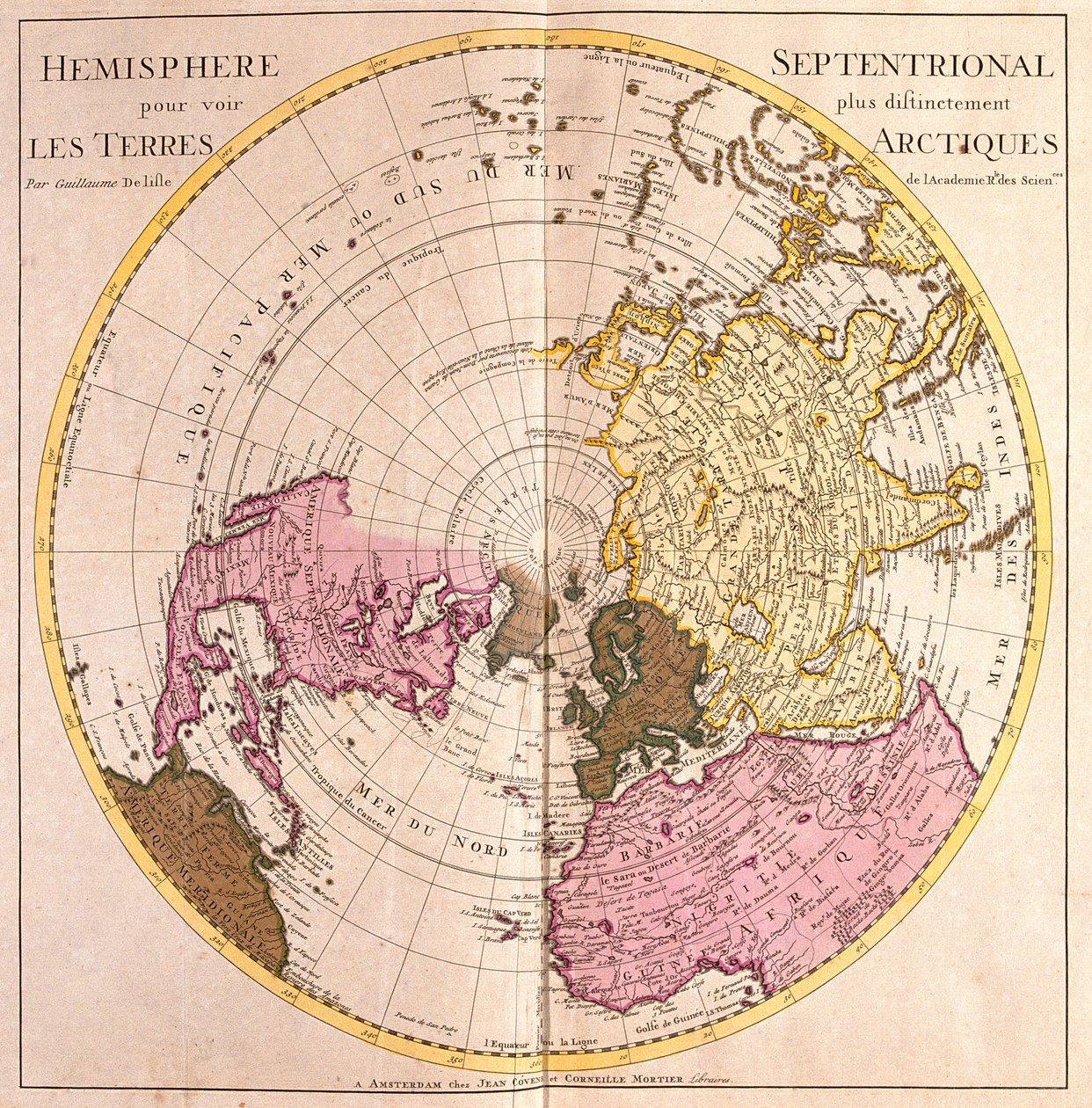 Tierras árticas de Guillaume Delisle