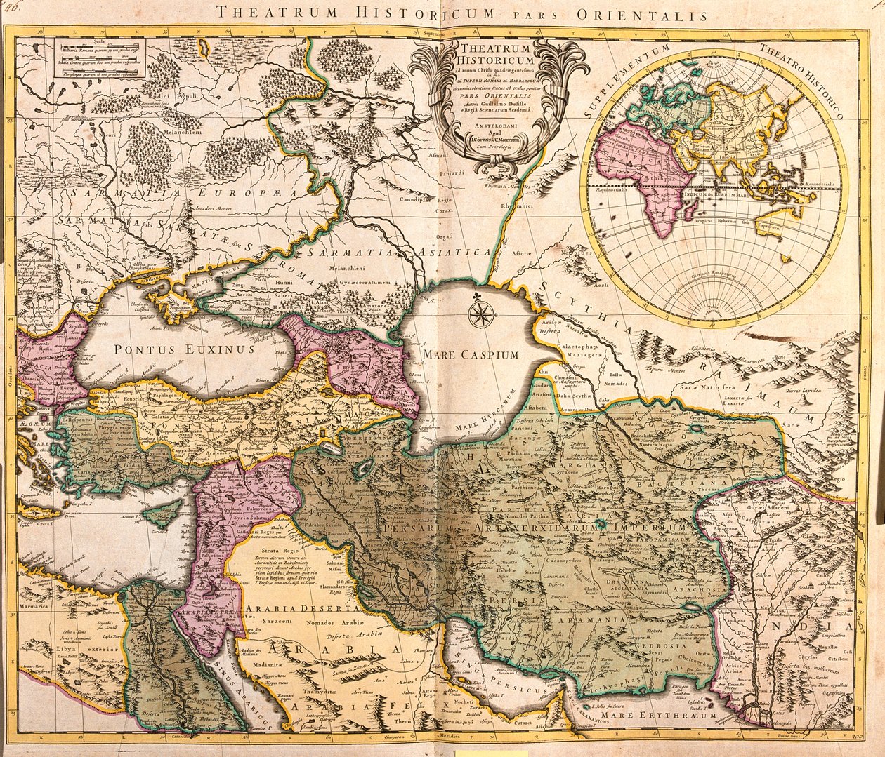 Noroeste de Asia de Guillaume Delisle
