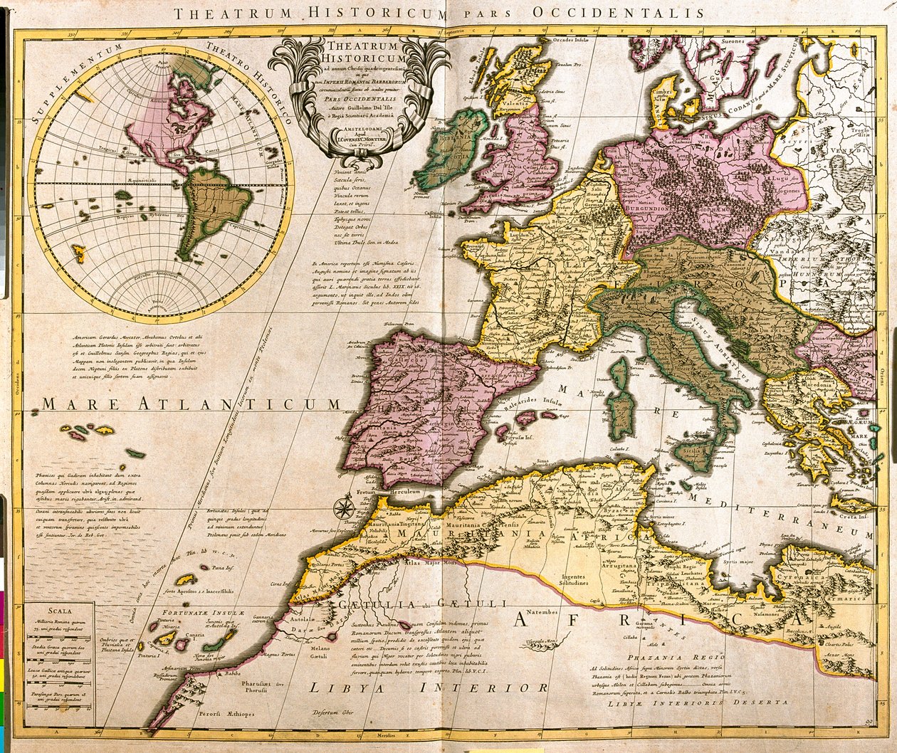 Europa Occidental y Norte de África de Guillaume Delisle