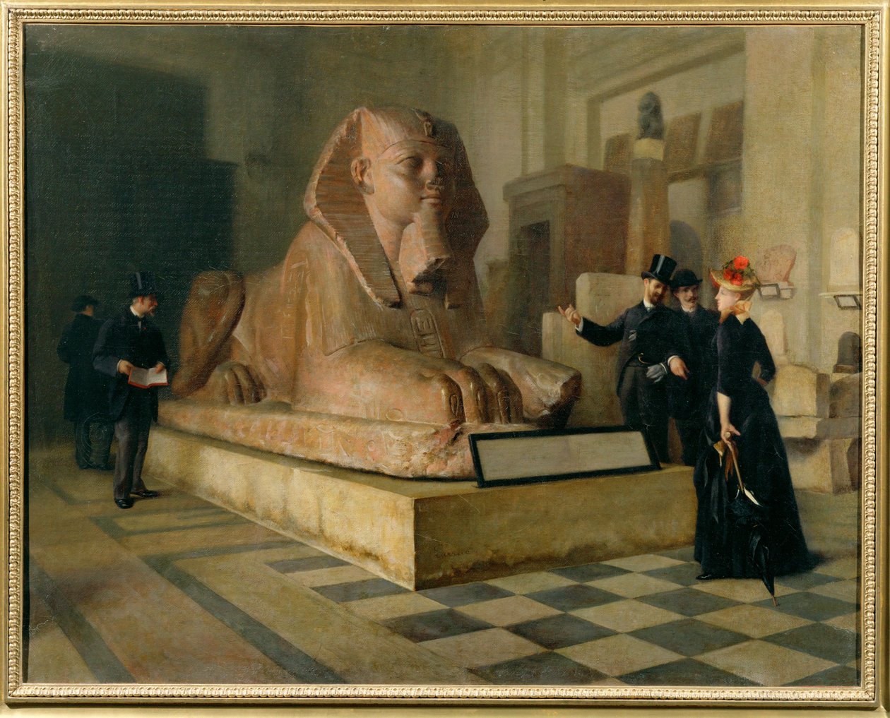 Habitación egipcia en el Louvre ... de Guillaume Larrue