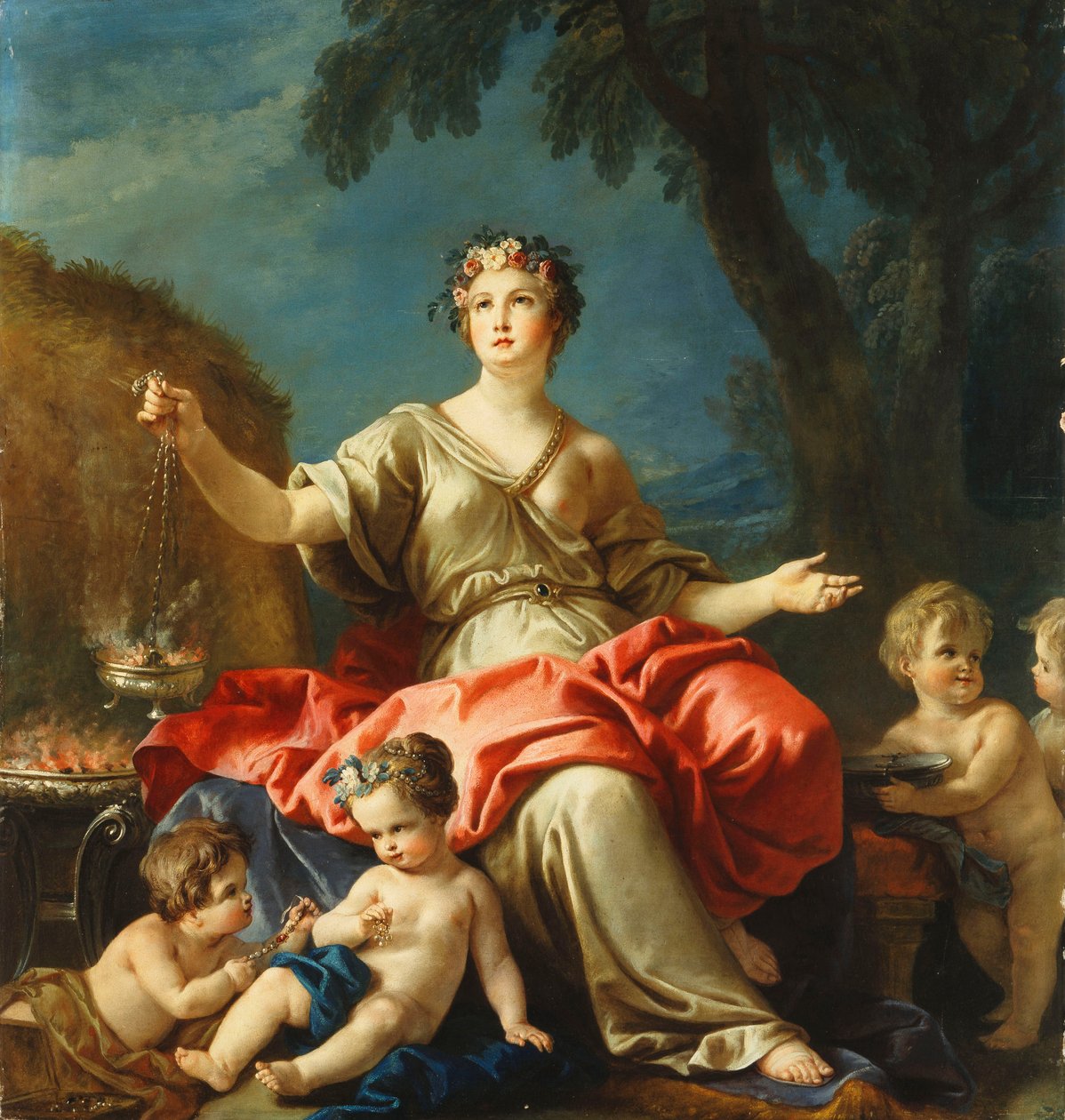 Personificación de Asia de Guillaume Thomas Raphael Taraval