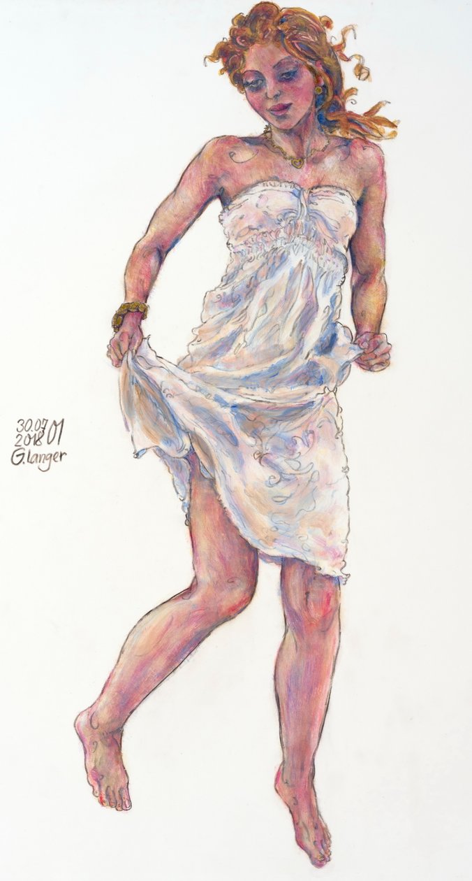 Retrato de una mujer, Despertar de primavera de Gunter Langer