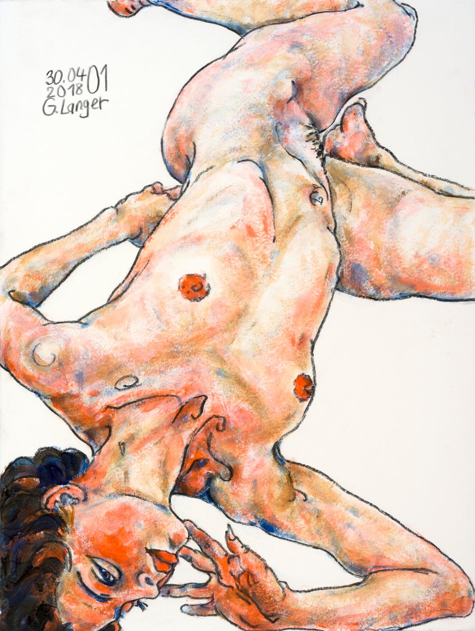 Desnudo acostado, Melodía suave de Gunter Langer