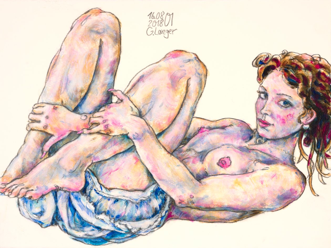Desnudo acostado, Expectativa de Gunter Langer