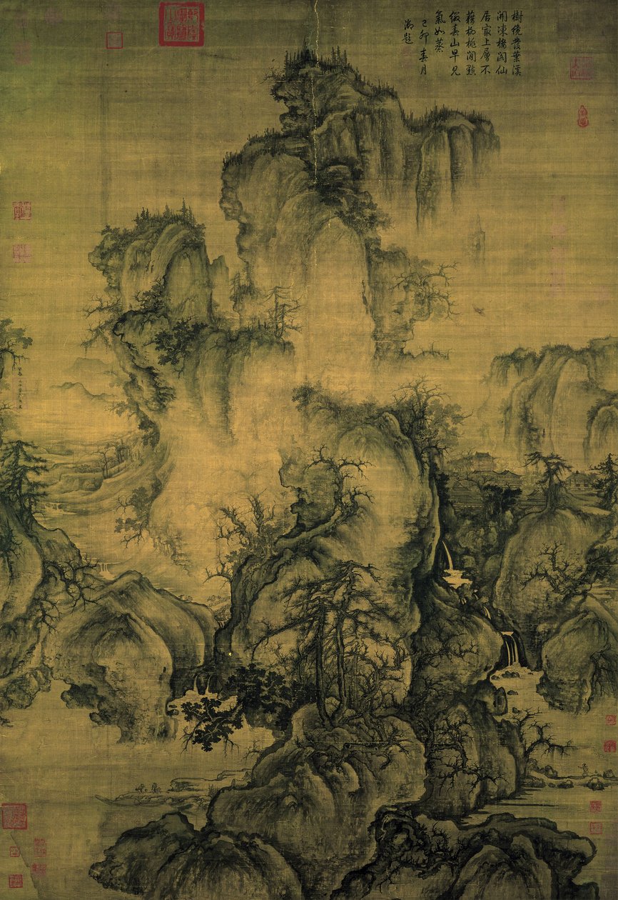 Chino: 《早春圖》 Primavera temprana de Guo Xi