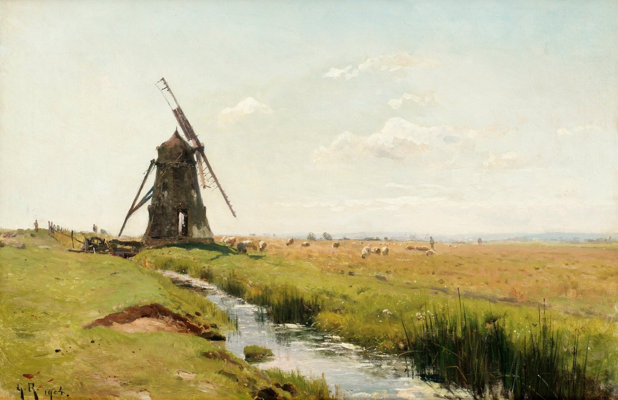 Mollan en el campo de Gustaf Rydberg