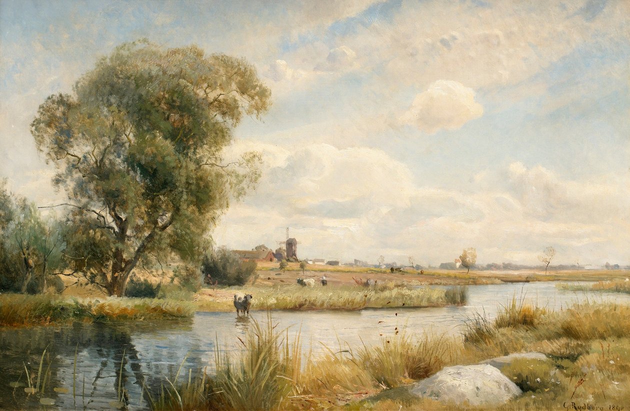 Paisaje de Skåne de Gustaf Rydberg