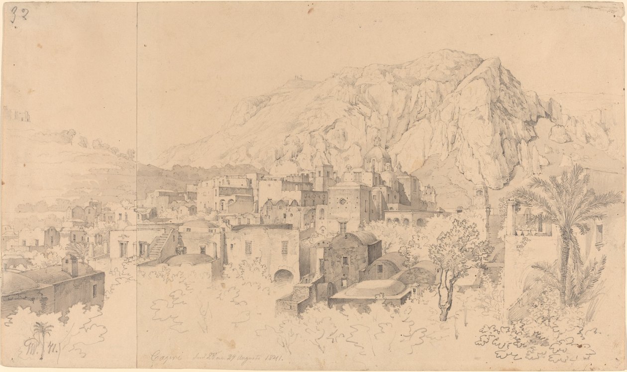 Vista de Capri de Gustaf Wilhelm Palm