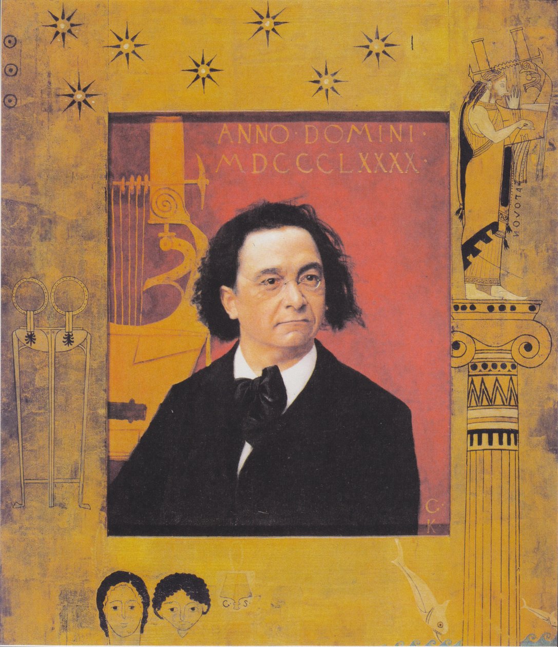 Retrato de Joseph Pembauer de Gustav Klimt