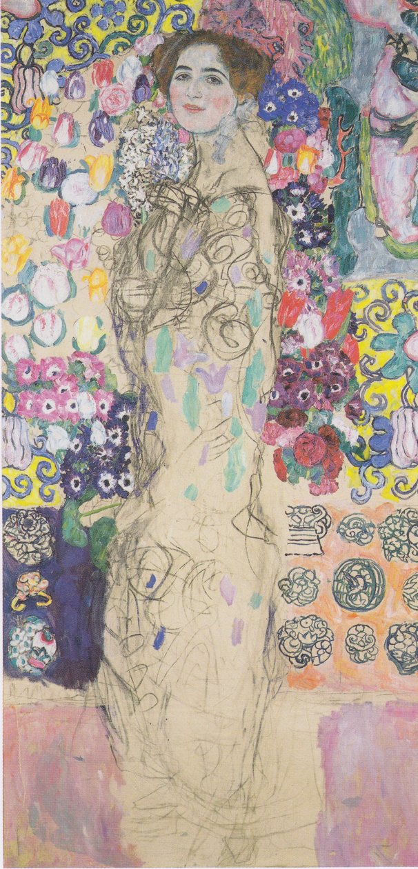 Retrato de Ria Munk de Gustav Klimt