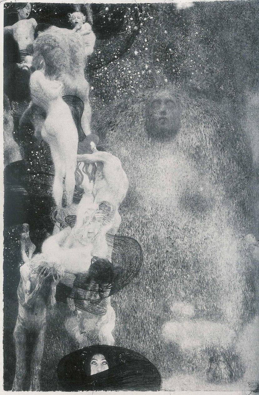 Pintura de la facultad de filosofía de Gustav Klimt