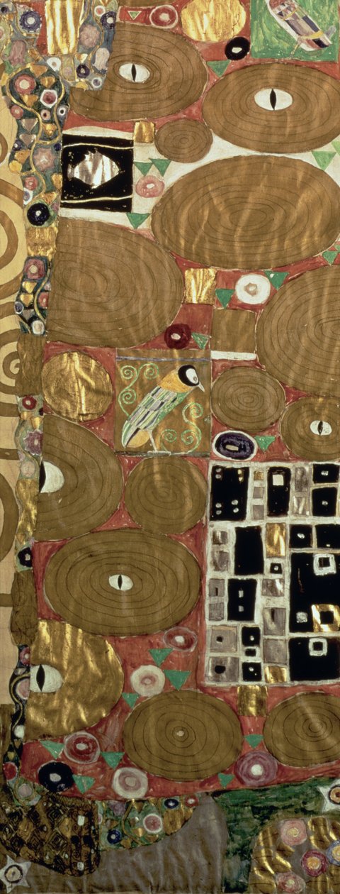 Cumplimiento (Friso Stoclet) c.1905-09 (detalle) de Gustav Klimt