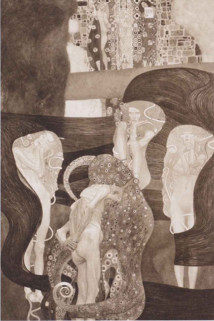 Jurisprudencia 1903-1907 de Gustav Klimt