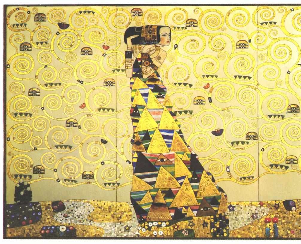 Klimt - Modelo para el Friso Stoclet - Expectativa de Gustav Klimt
