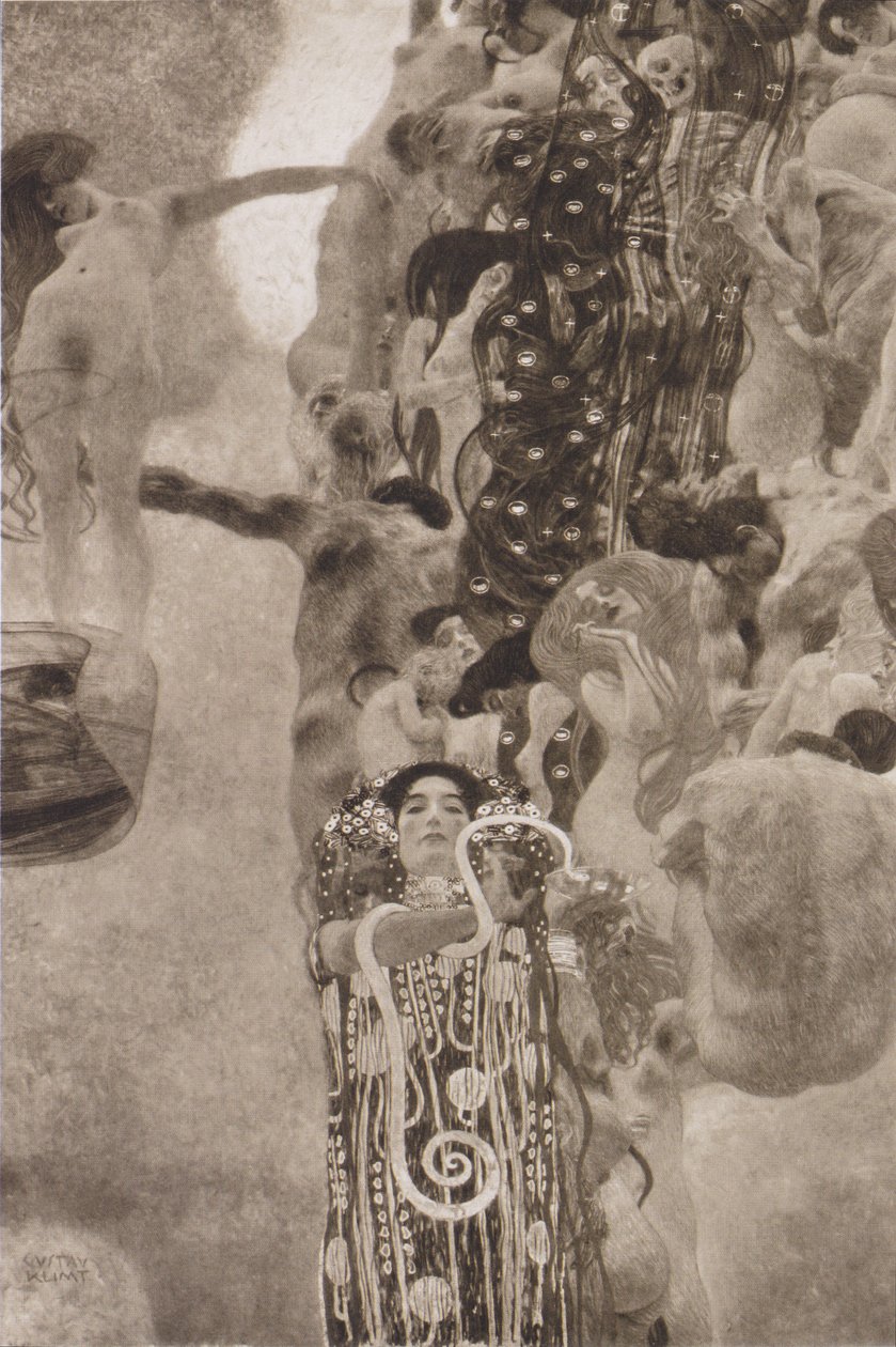 Medicina 1901-1907 de Gustav Klimt